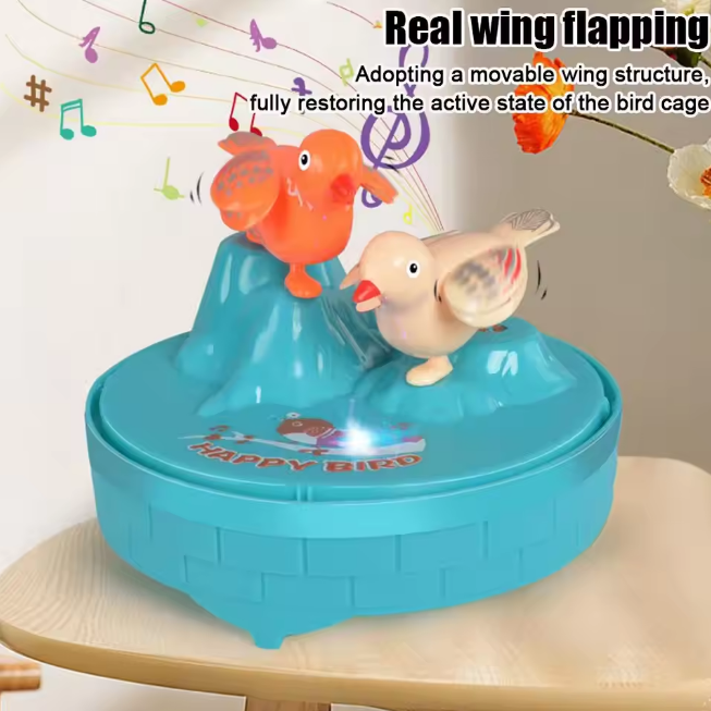 Hand Sensored Repeating Function Bird Cage Toy