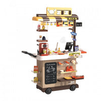 83Pcs Kids Pretend Teppanyaki Grill Kitchen Set
