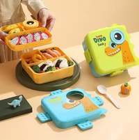 Premium Plastic Dino Eye Lunch Box