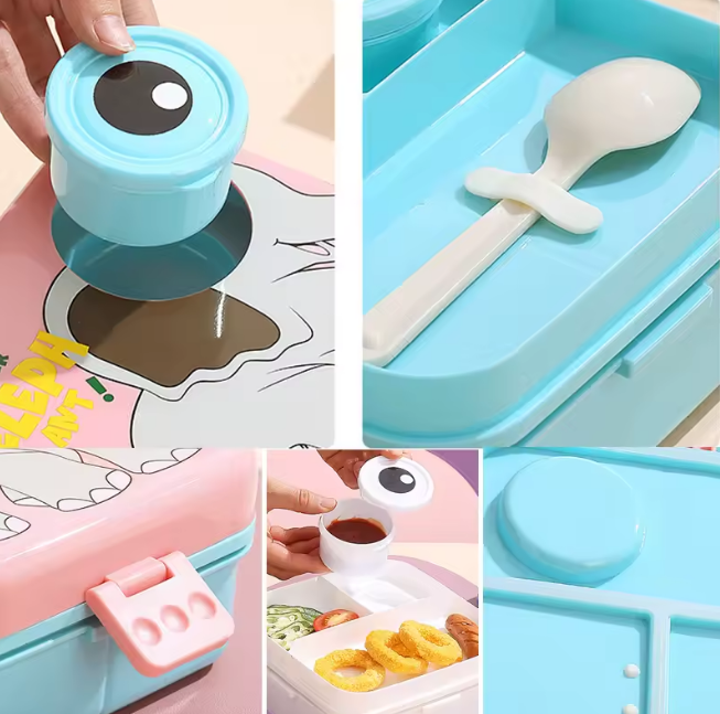 Premium Plastic Elephant Eye Lunch Box