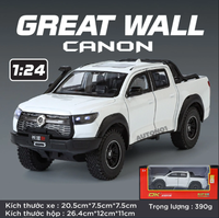 1:24 Diecast Great Wall Cannon Off-Road Pickup Truck