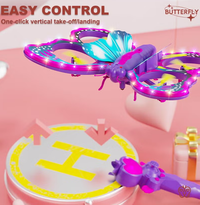 2.4G RC Magic Wand Flying Butterfly With Lights