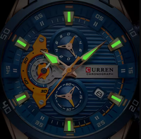 CURREN Unique Design Stainless Steel Wrist Watch - Copy