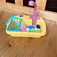 Kids Pretend Dinosaur Pumping Water Kitchen Sink