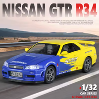 1:32 Diecast Nissan Skyline GTR R34 Model