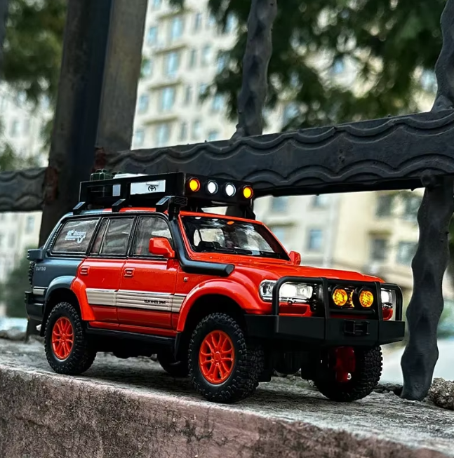 Buy 124 Diecast Toyota Land Cruiser LC80 SUV Model Car online in