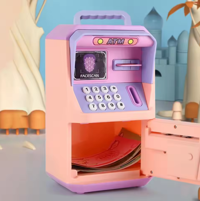 Kids Face Recognition Money Saving ATM Machine