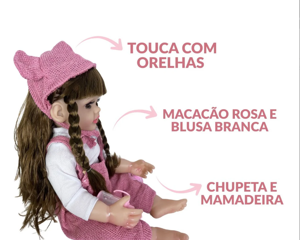 60cm Premium Silicon Reborn Baby Doll With Music