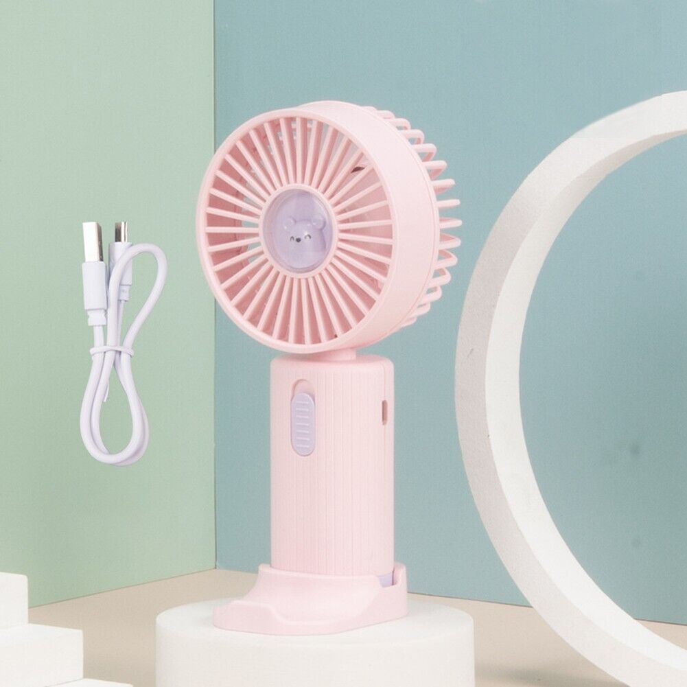 Portable Fan With Mobile Phone Bracket