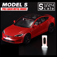 1:24 Diecast Tesla Model S Car