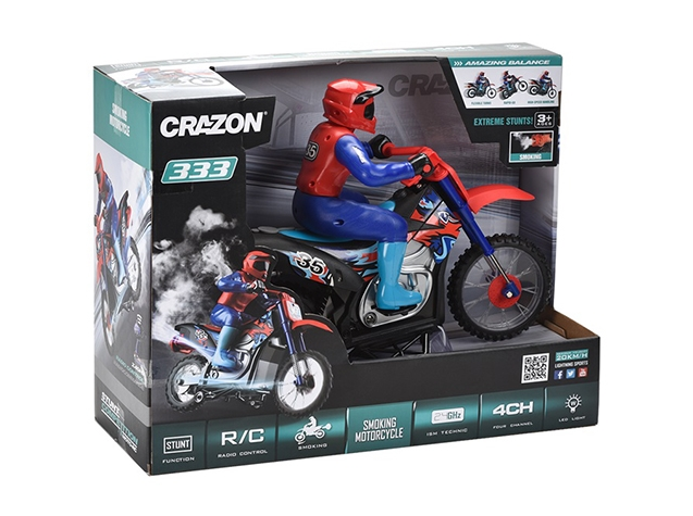 2.4GHz RC Stunt Spray Motorbike