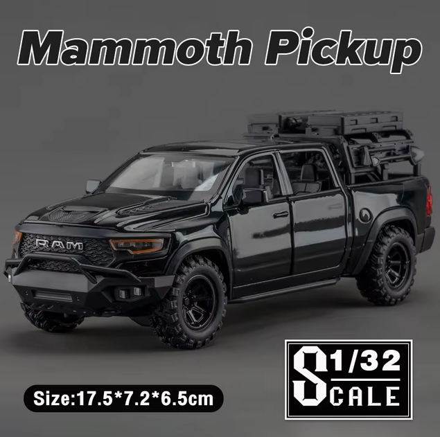 1:32 Diecast Dodge RAM Mammoth Pickup Truck