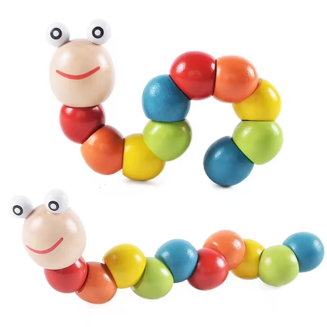 Wooden Insect Caterpillar Toy