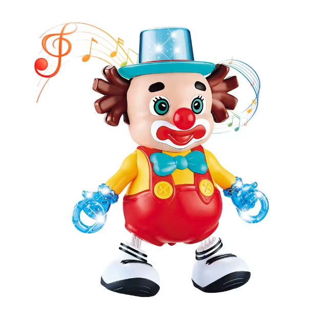 Cute Dancing Clown With Light & Sound