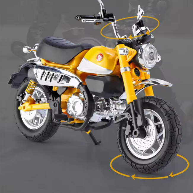 Mini Diecast Honda Monkey Model Bike