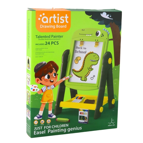24Pcs Dinosaur Double-Sided Drawing Board