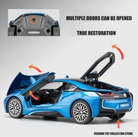 1:32 Diecast BMW i8 Model Car