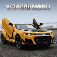 1:24 Diecast Chevrolet Camaro Model Car With Smoke