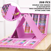 208Pcs Premium Unicorn Kids Super Mega Art Set