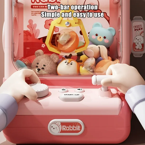Kids Battery Operated Rabbit Claw Machine