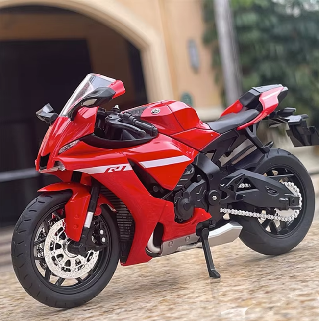 1:12 Diecast Yamaha YZF-R1 Model Bike
