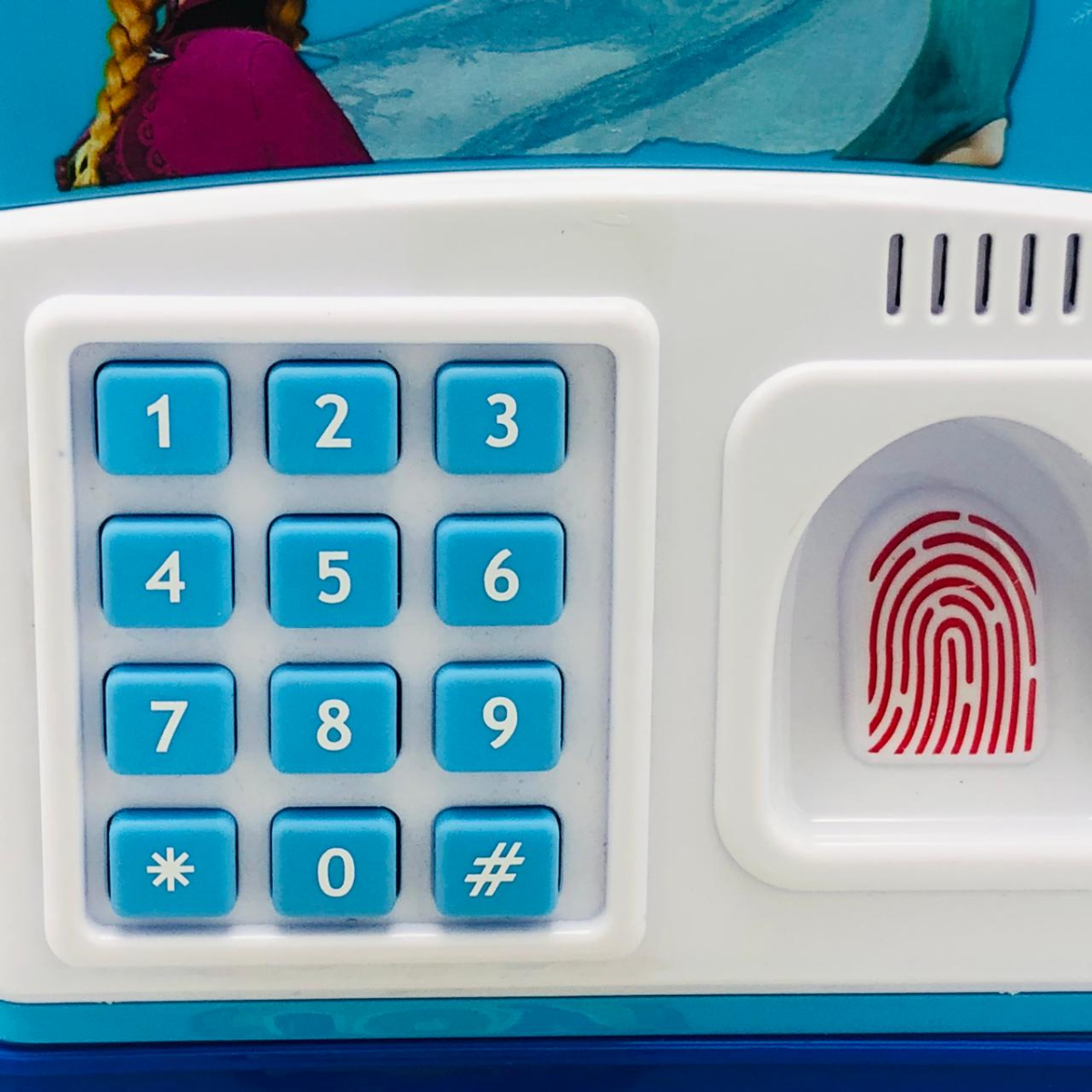Frozen Fingerprint & Password Unlock ATM Machine