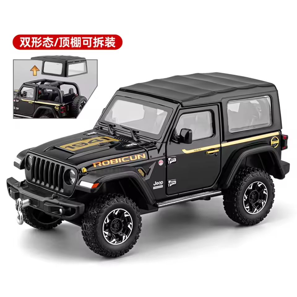 1:24 Diecast Rubicon Jeep Model