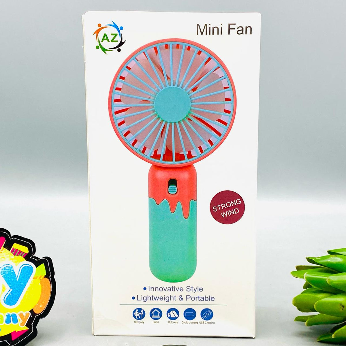 7" Handheld & Rechargeable Cooling Fan