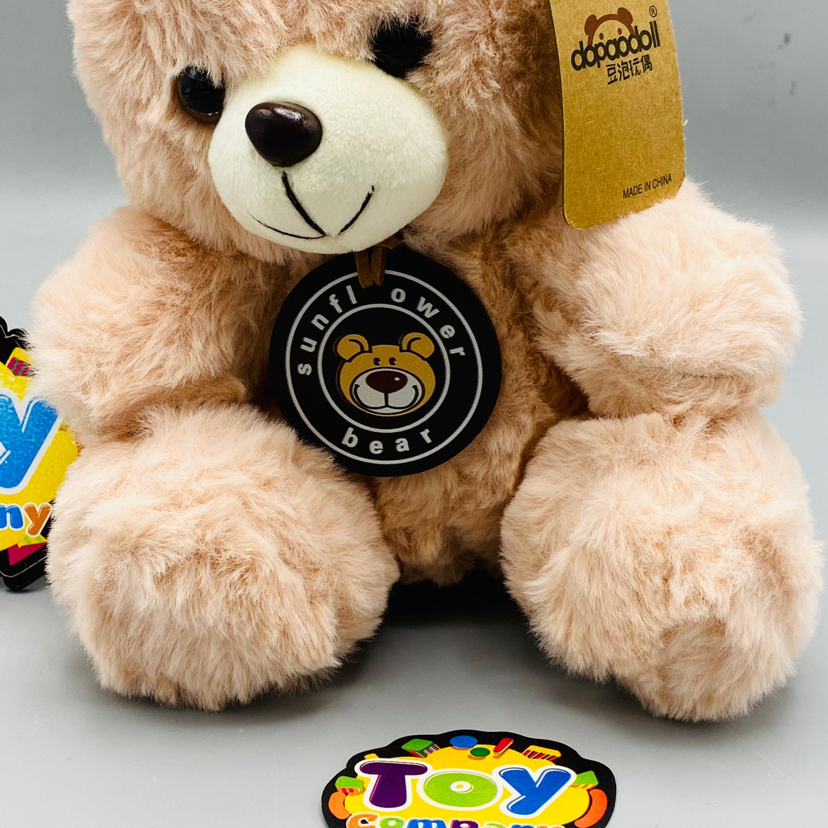 7 Inch Stuff Teddy Bear - Peach