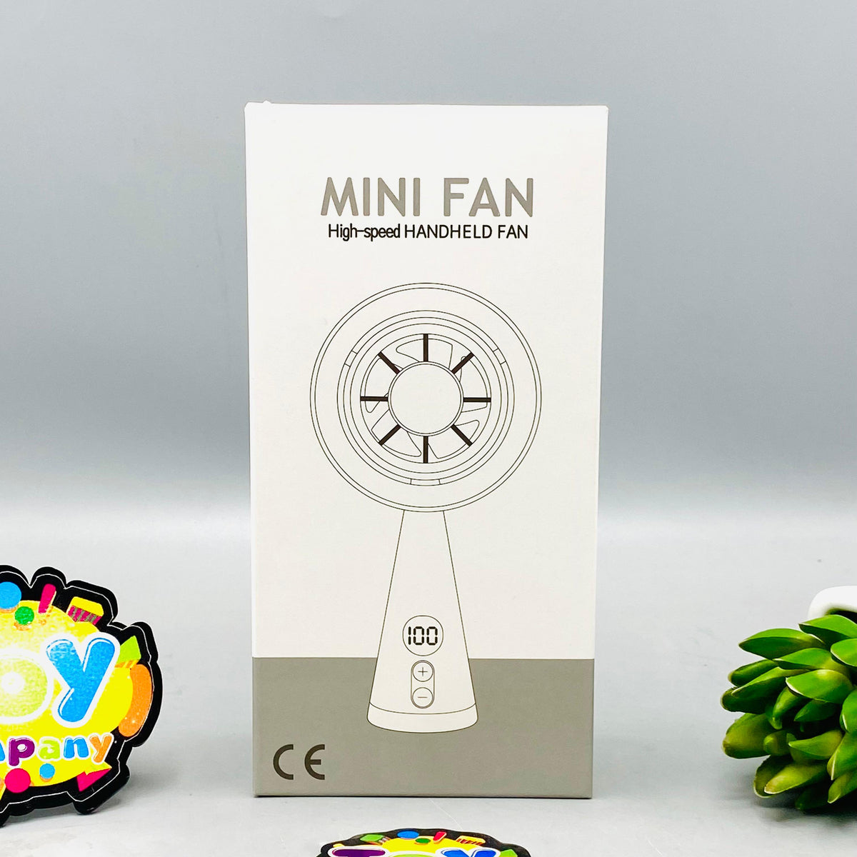 7 Inches Rechargeable Digital Display Cooling Fan With Lights