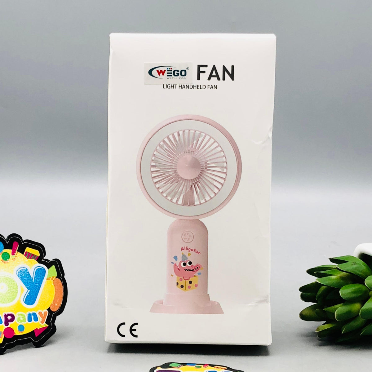 7" Mini Rechargeable Cute Design 3 Gear Speed Handheld Fan