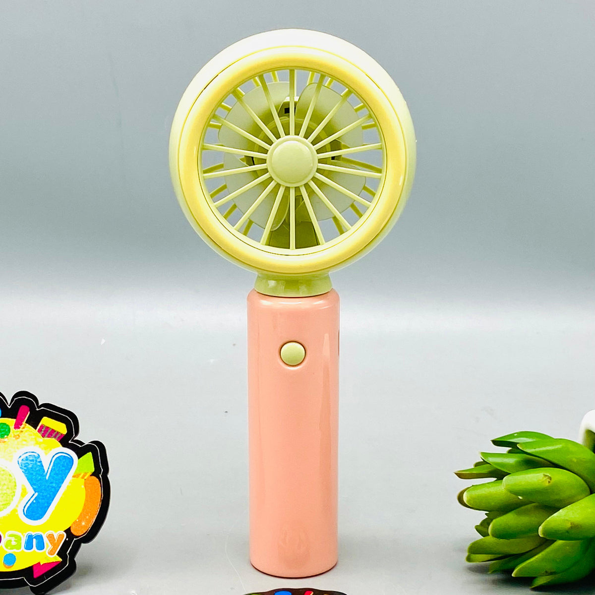 7" Rechargeable Cooling Fan With LED Lights