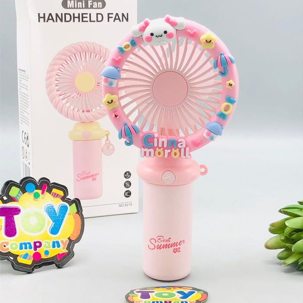 7" Rechargeable Cute Cinnamoroll Handheld Cooling Fan