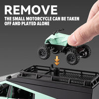 1:32 Diecast Tesla Camping Cybertruck With Bike