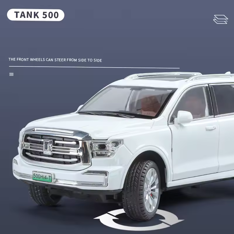 1:24 Diecast Tank 500 Hi4-T SUV Model Car