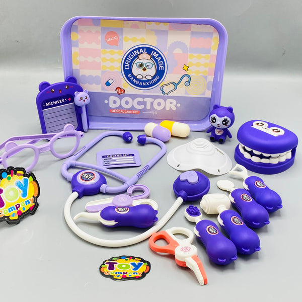 17Pcs Pretend Play Kuromi Doctor Set