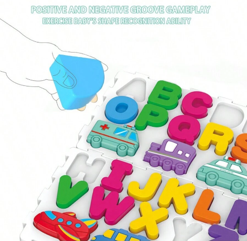 4in1 Kids Number & Letter Learning Board