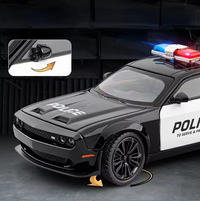 1:24 Diecast Police Dodge Challenger Model Car