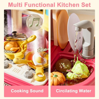 50Pcs Kids Pretend Chef Kitchen Set