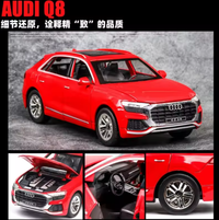 1:24 Diecast Audi Q8 Model Car