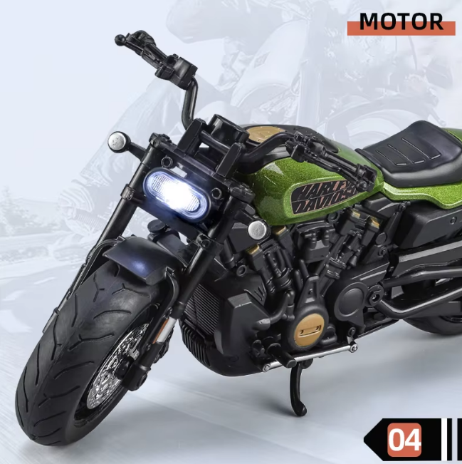 1:12 Diecast Harley Davidson Sportster Model Bike