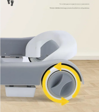 Multi-functional 3in1 Baby Monkey Musical Walker - Gray
