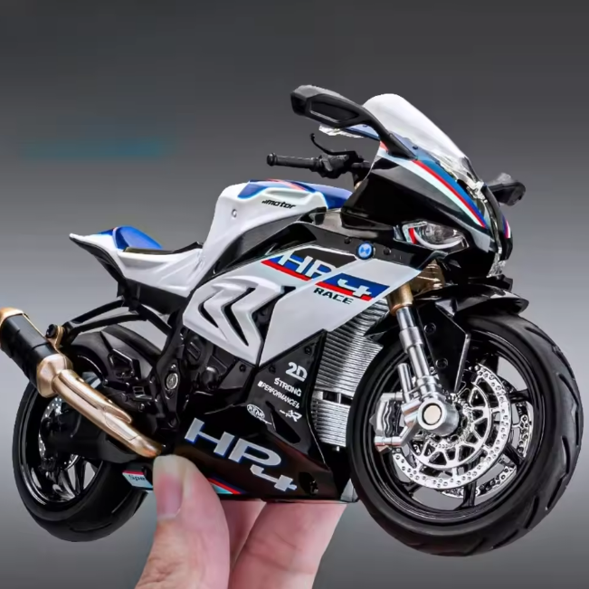 1:12 Diecast BMW HP4 Model Bike