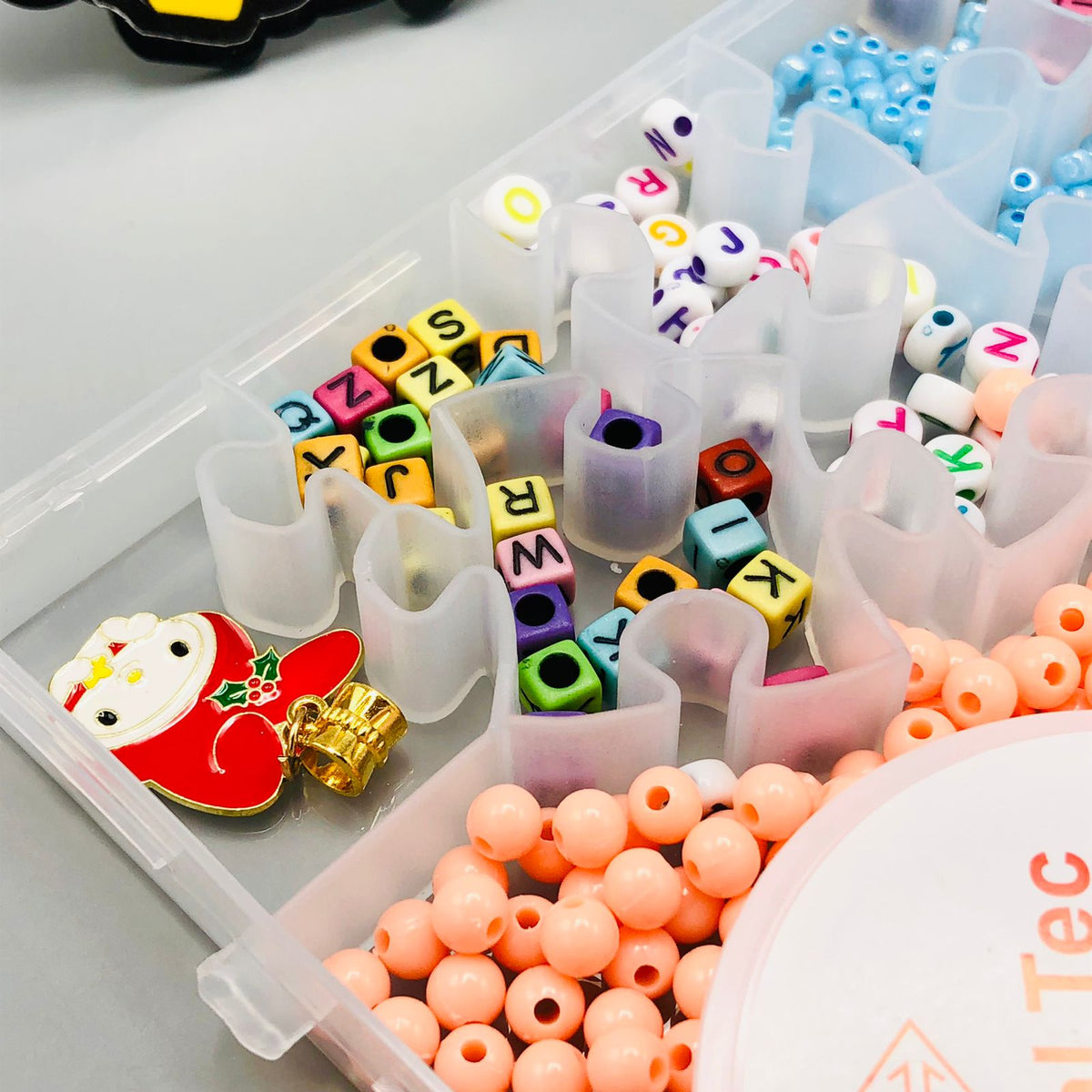 DIY Colorful Crystal Beads Set With Storage Box