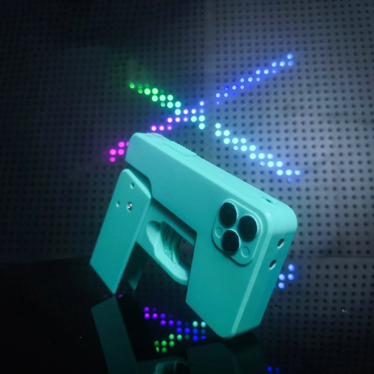 Manual Mini Foldable Iphone Water Gun Toy