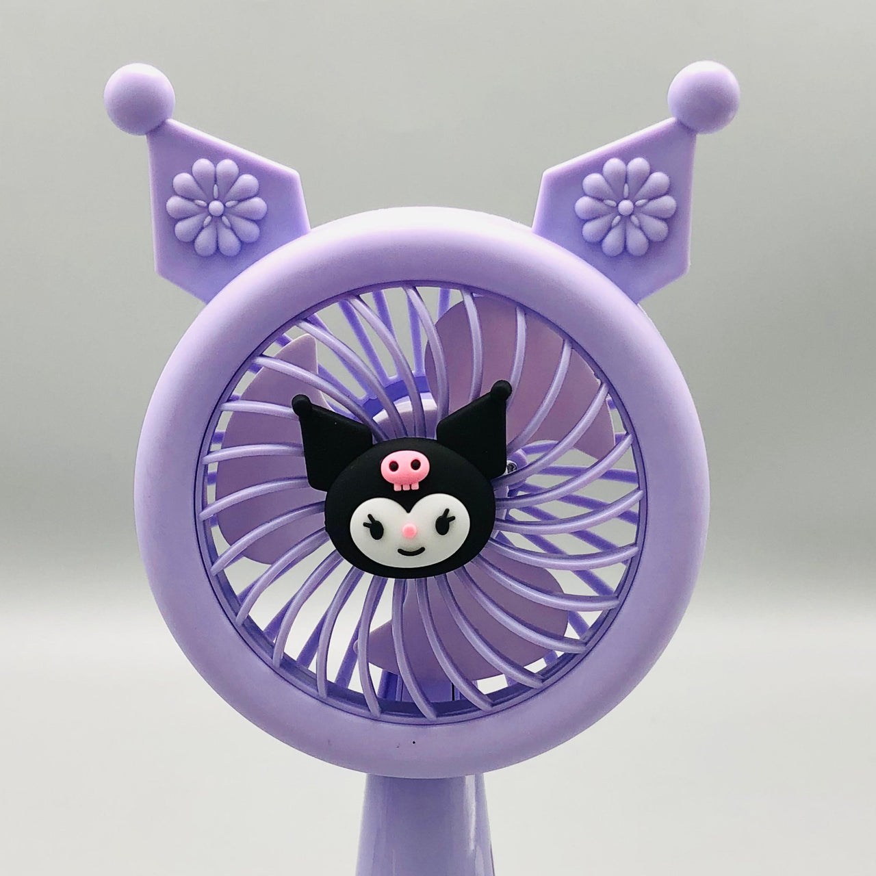 Rechargeable Mini Kuromi Themed Three Speed Fan