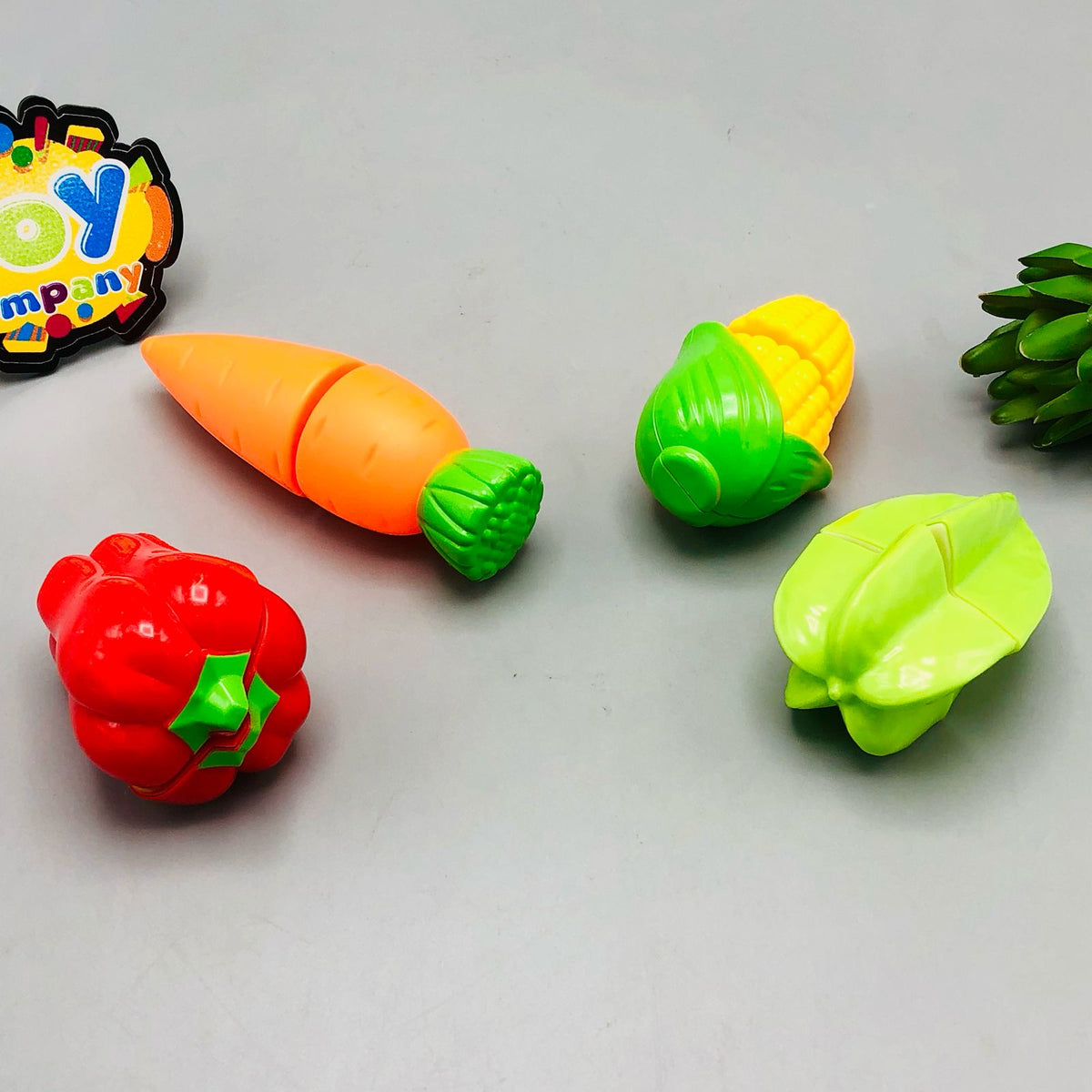 Pretend Play Vegetable & Fruit Cutting Toy Set