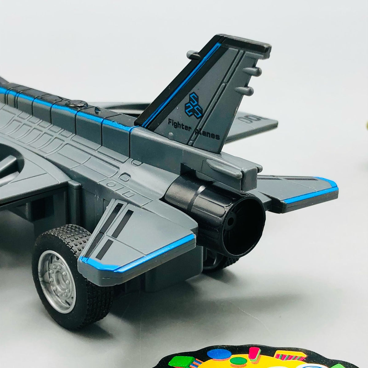 1Pc ABS Inertial Fighter Plane Toy