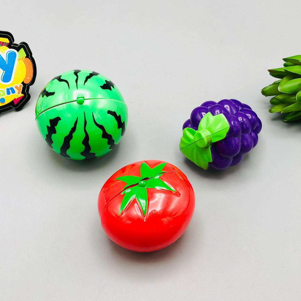 Pretend Play Vegetable & Fruit Cutting Toy Set