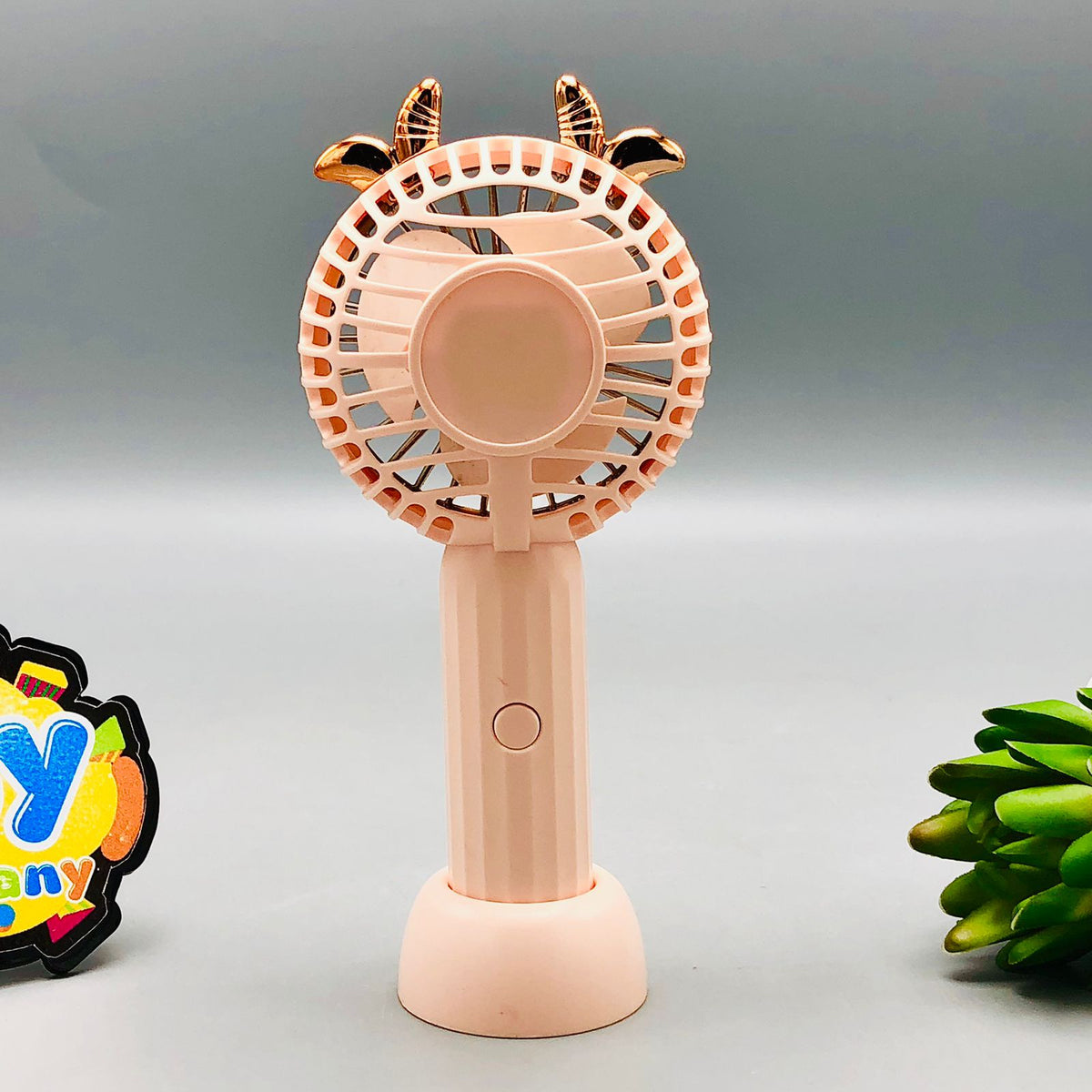 Mini Rechargeable Unique Design Cooling Fan With Light